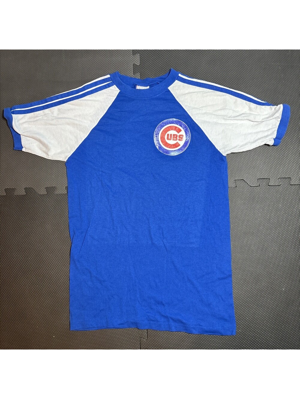 Vintage Chicago Cubs Season Pass T-shirt Size  Large Blue MLB Made In USA 70’s